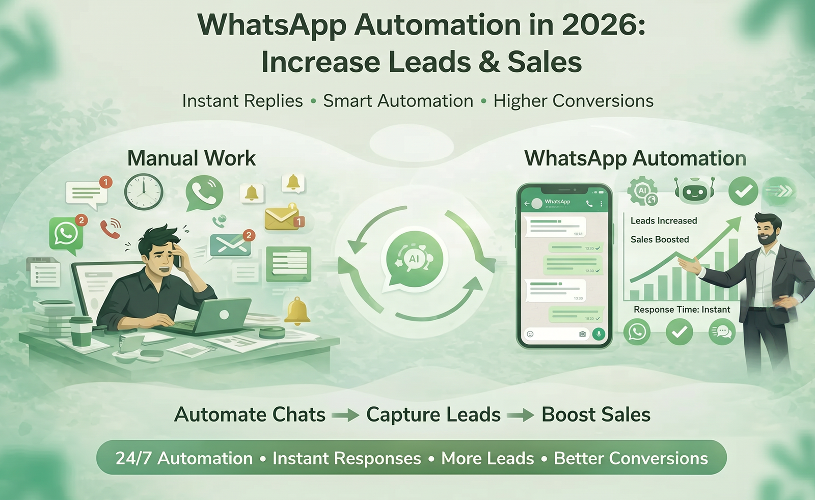 WhatsApp Automation for Business 2026: Increase Leads & Sales
