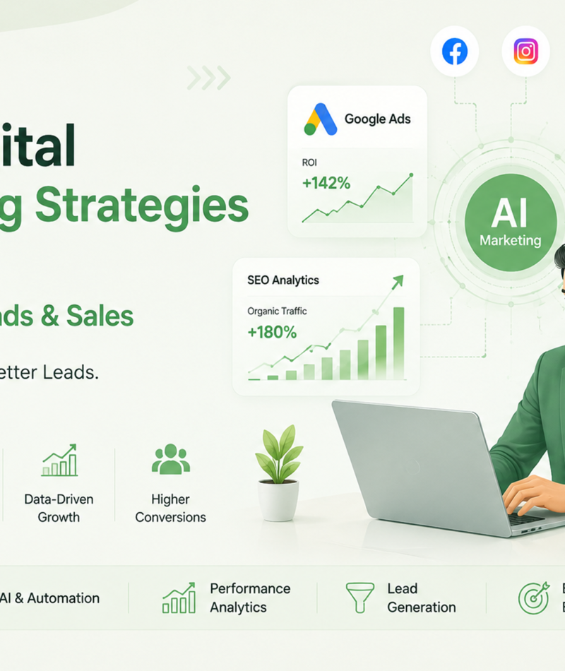 Top Digital Marketing Strategies in 2026 to Increase Leads & Sales