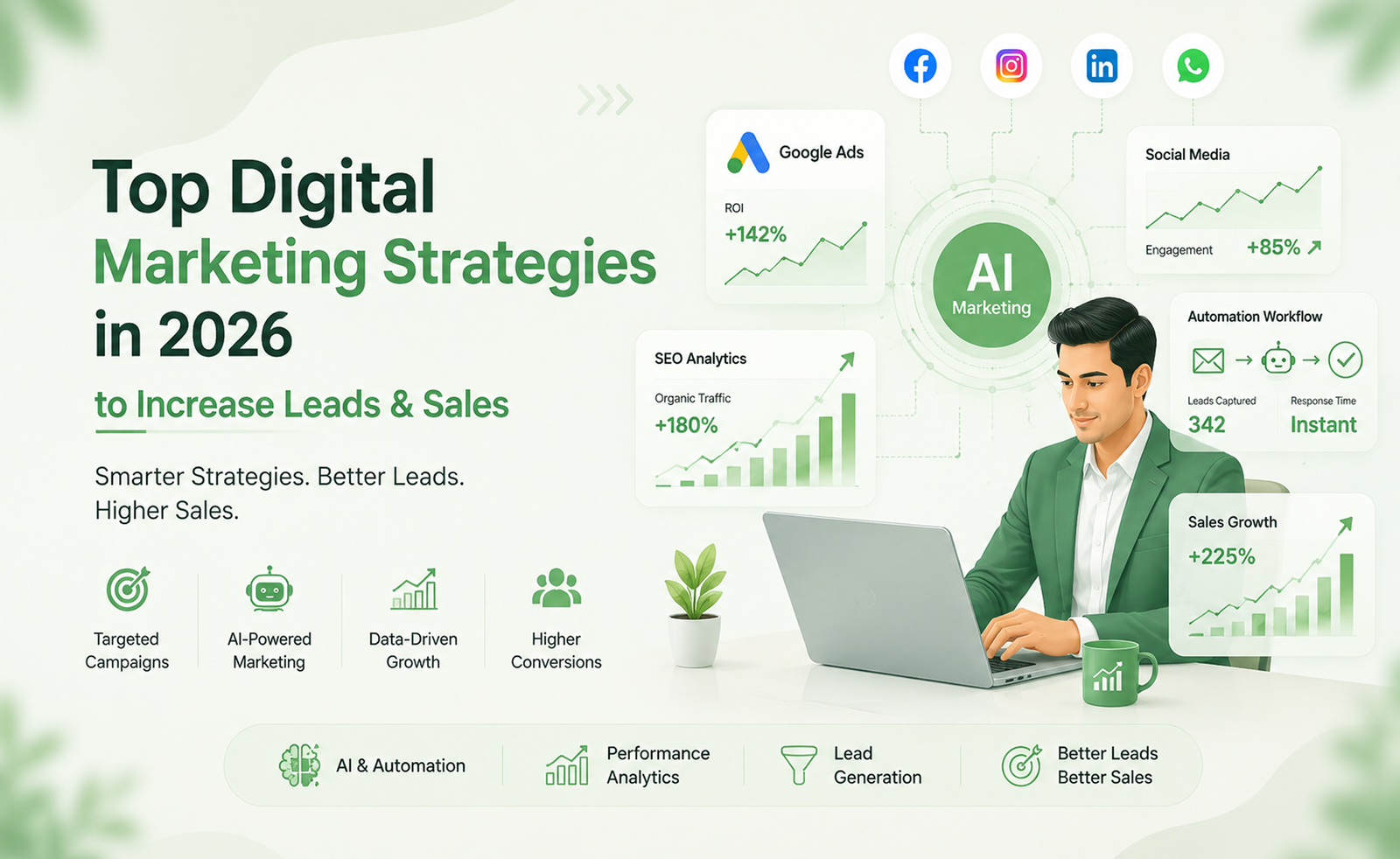 Top Digital Marketing Strategies in 2026 to Increase Leads & Sales