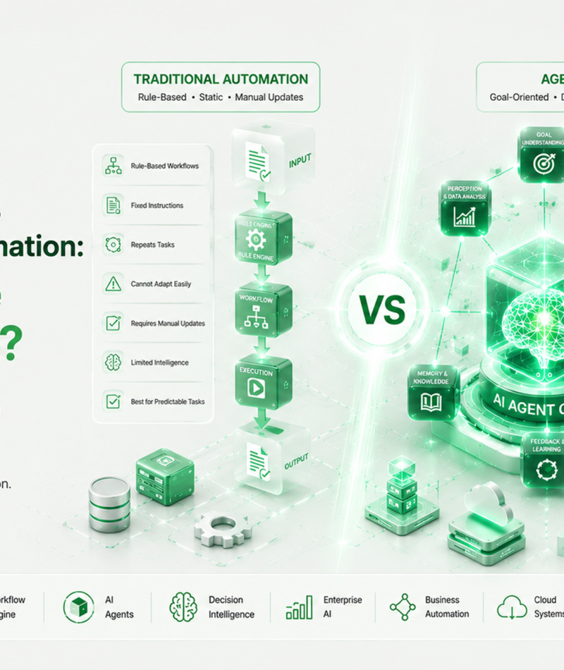 Agentic AI vs Traditional Automation: What’s the Difference?