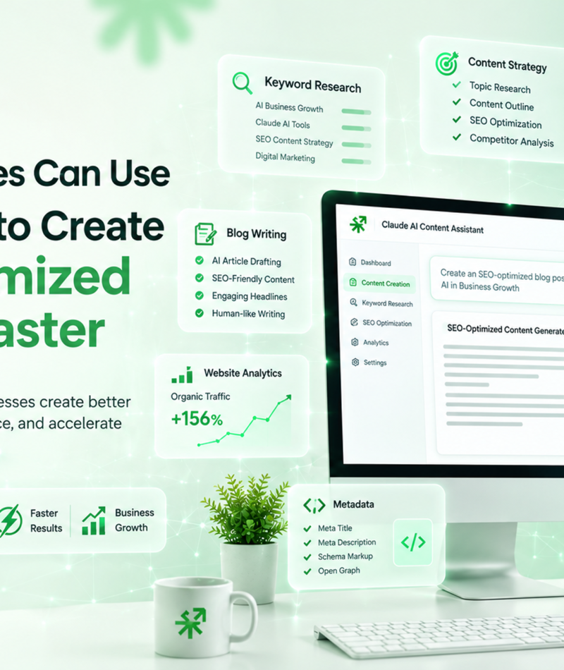 How Businesses Can Use Claude AI to Create SEO-Optimized Content Faster