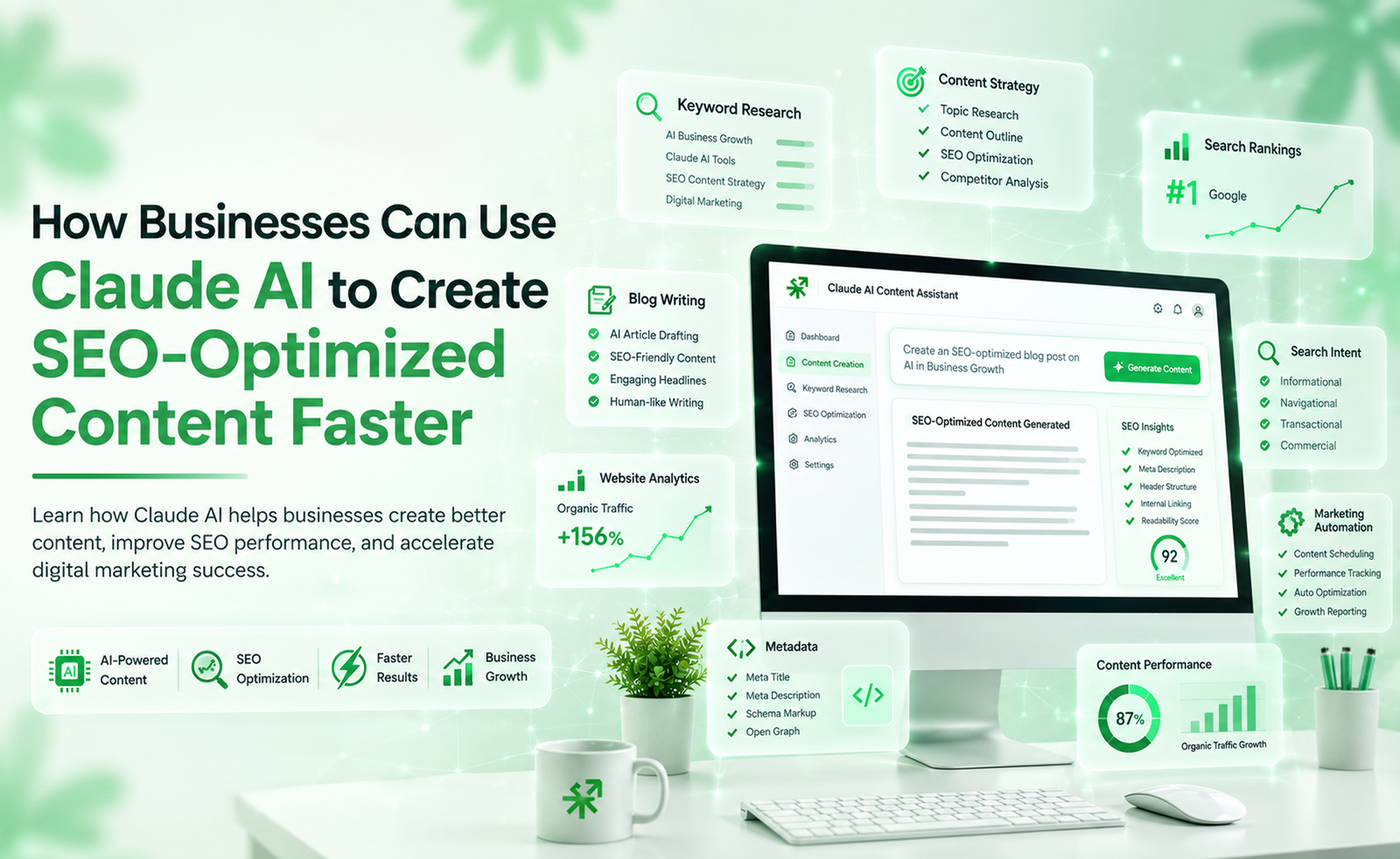 How Businesses Can Use Claude AI to Create SEO-Optimized Content Faster
