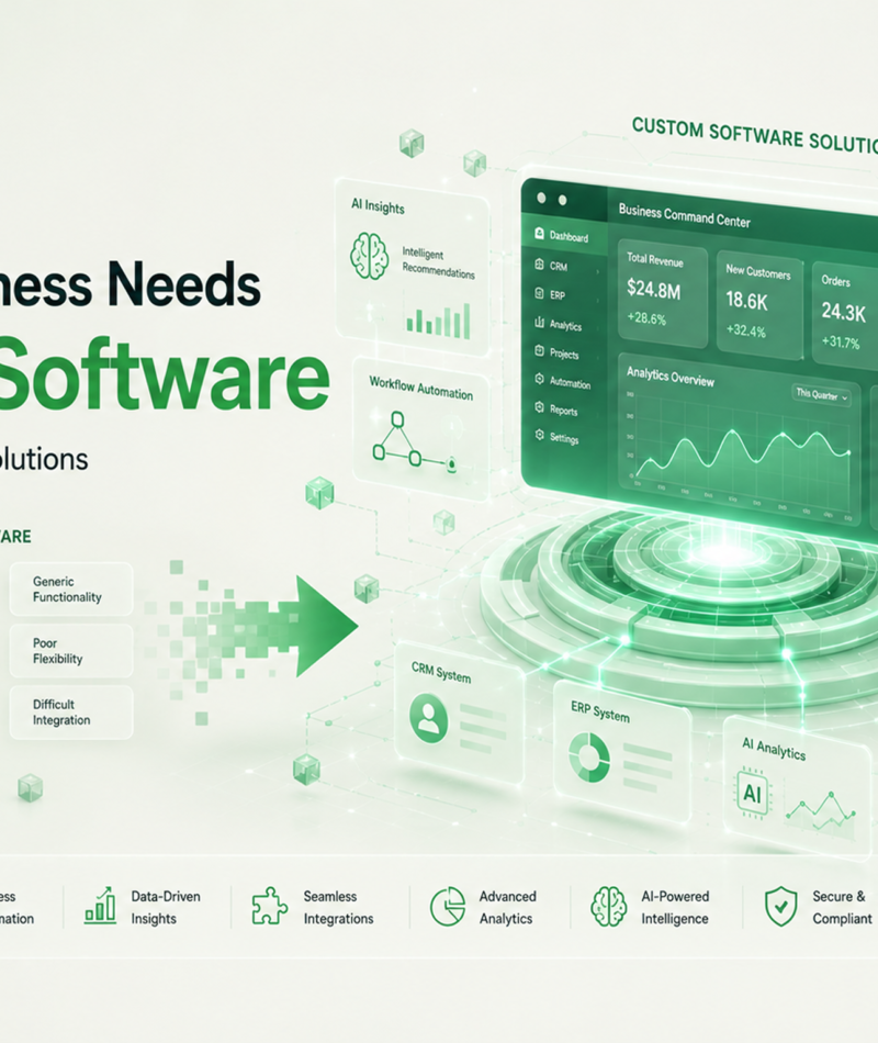 Why Every Growing Business Needs Custom Software Instead of Off-the-Shelf Solutions