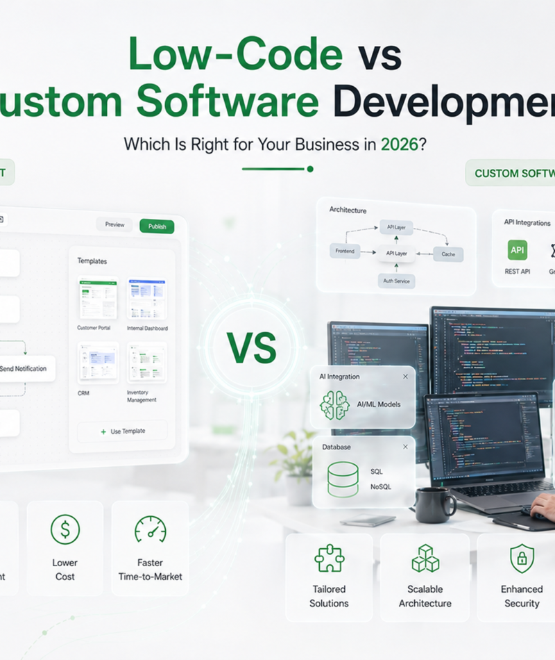 Low-Code vs Custom Software Development: Which Is Right for Your Business in 2026?